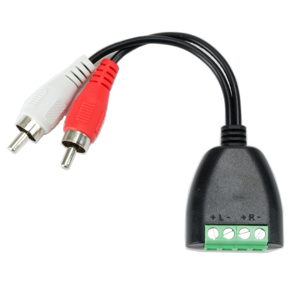 Morel MPS-HL speaker-to-RCA high-to-low level adapter cable