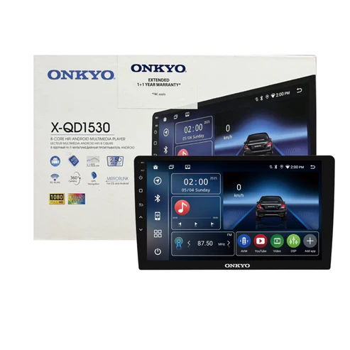 Onkyo X-QD1530 Android car stereo with 360 degree camera support