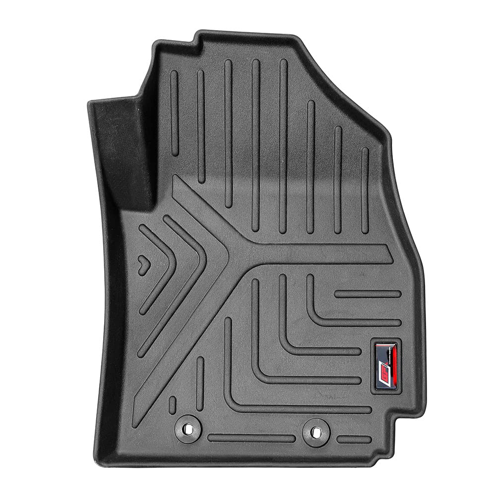 GFX black car floor mats for KIA Seltos (2019-2023)