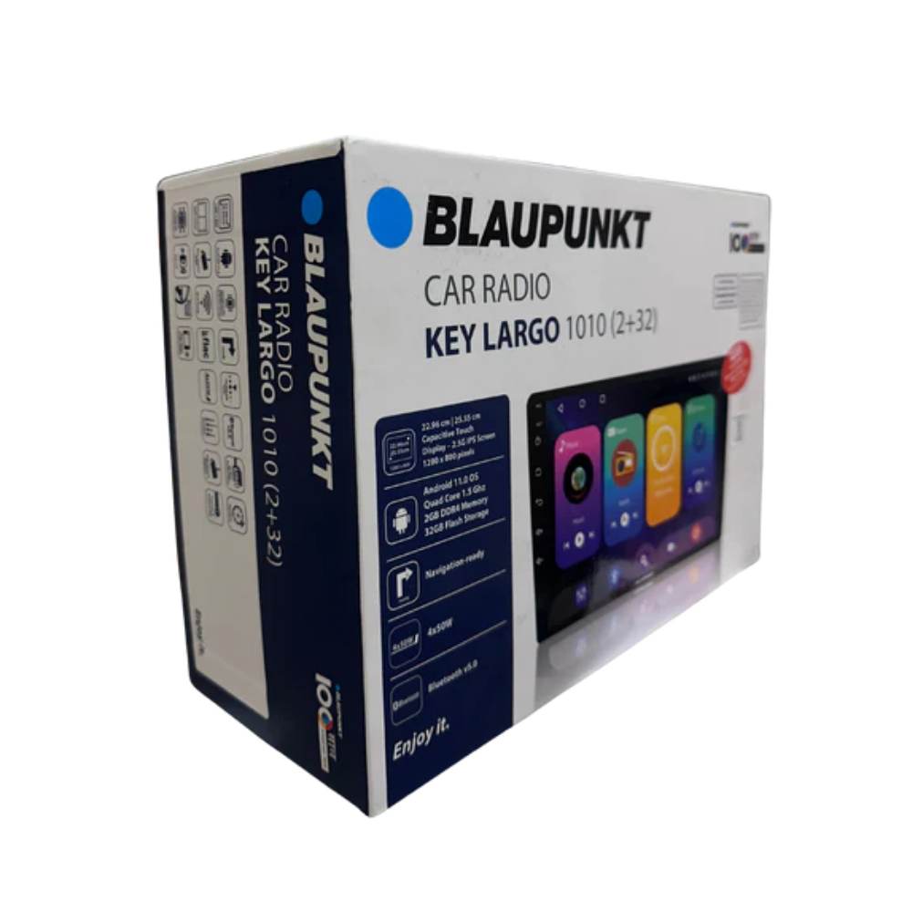 Blaupunkt Key Largo 1010 9 inch Android car stereo, 2GB RAM/32GB
