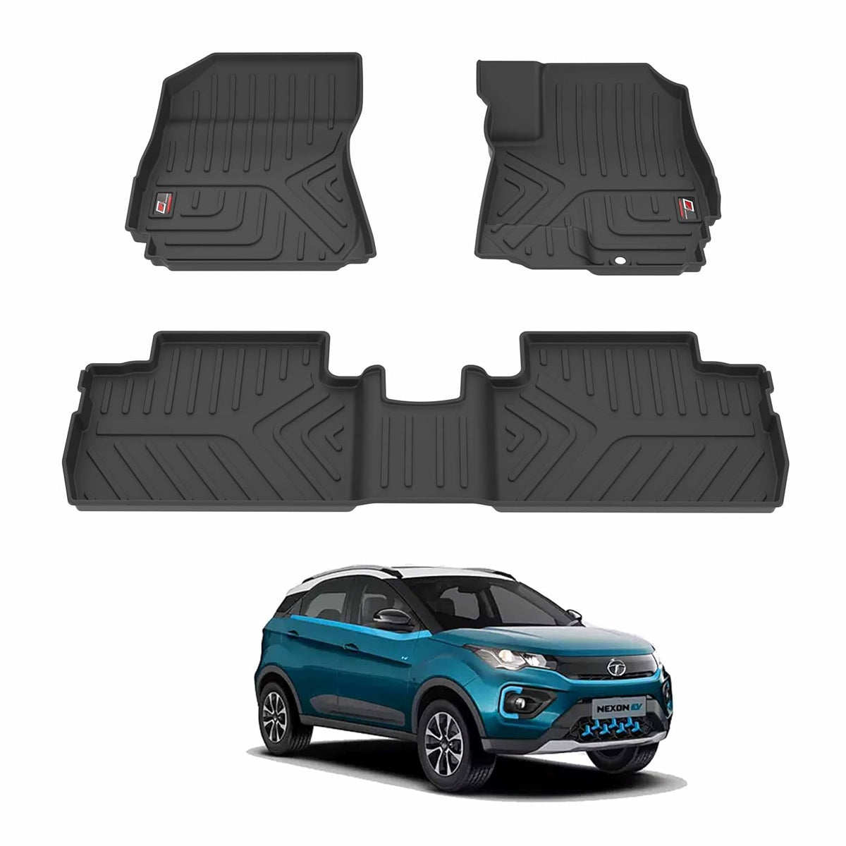 GFX waterproof floor mat for Tata Nexon (2022+) Manual