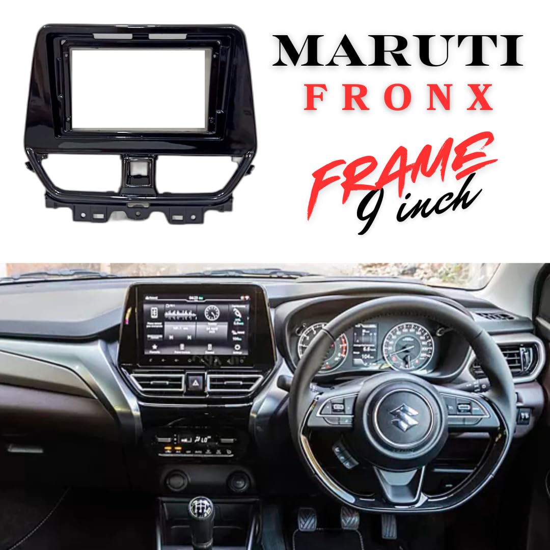 CarDost Android stereo frame for Maruti Suzuki Fronx, 9-inch fitment