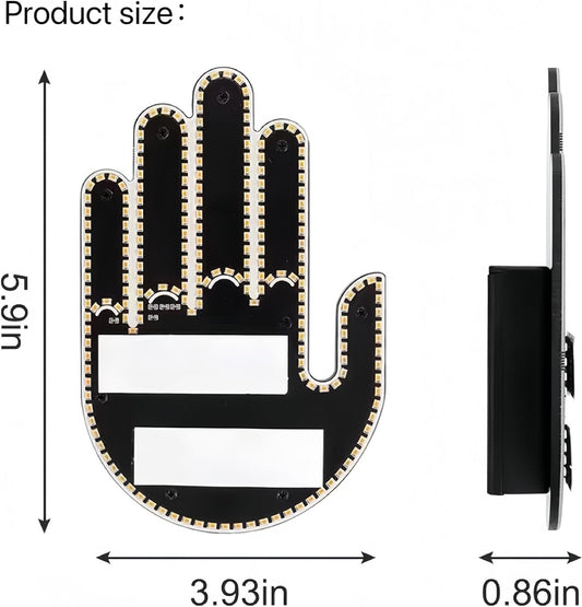 LED 3-in-1 hand gesture light with wireless remote control