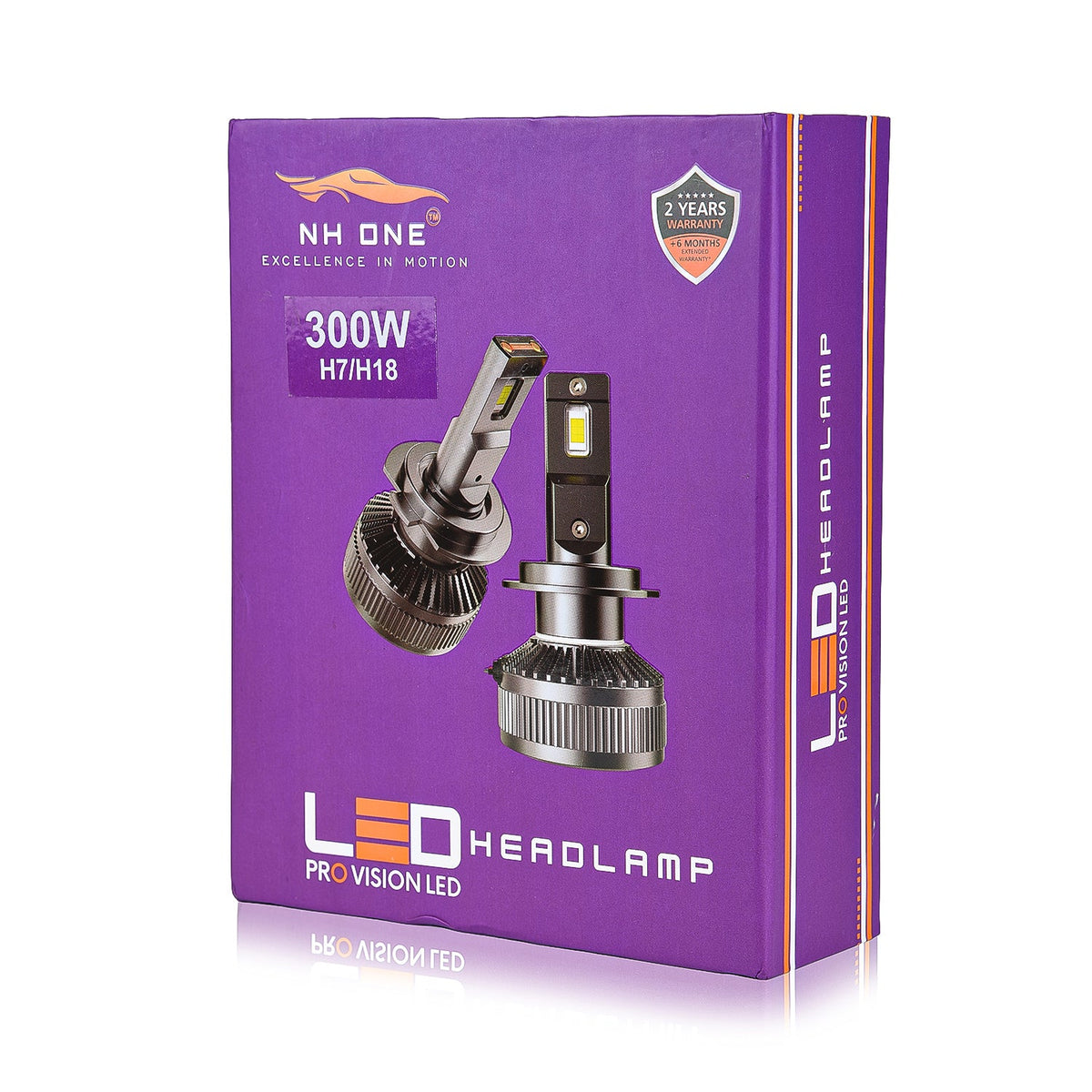 CarDost LED headlight bulb, H7/H18, 300W Pro Vision