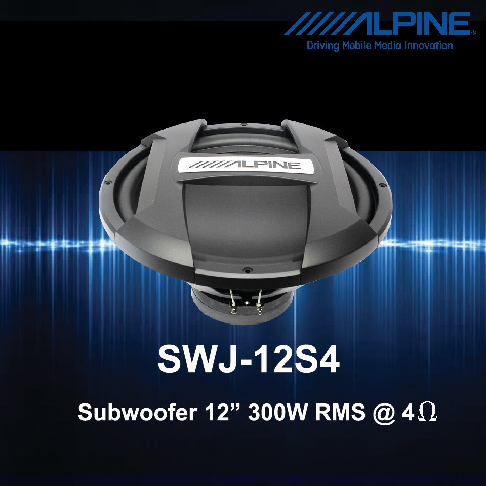 Alpine SWJ-12S4 12 inch car subwoofer