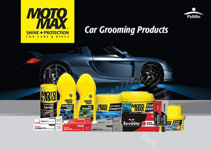 Motomax bike and car cream polish tin, 230g, with sponge