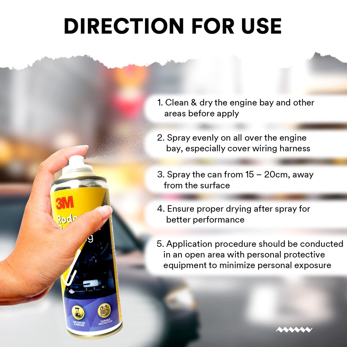 3M rodent repellent coating bottle, 250g