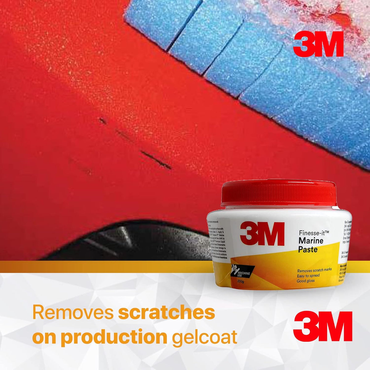 3M Finesse-It Marine car scratch removal paste