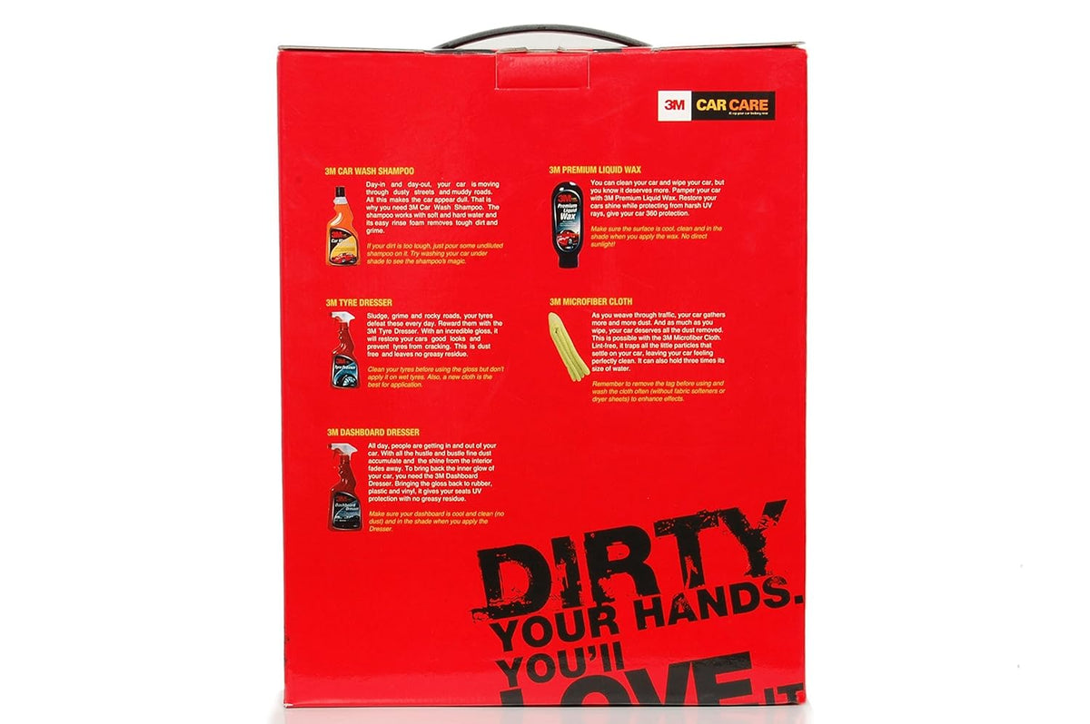 3M Large Car Care Kit, all-in-one detailing set