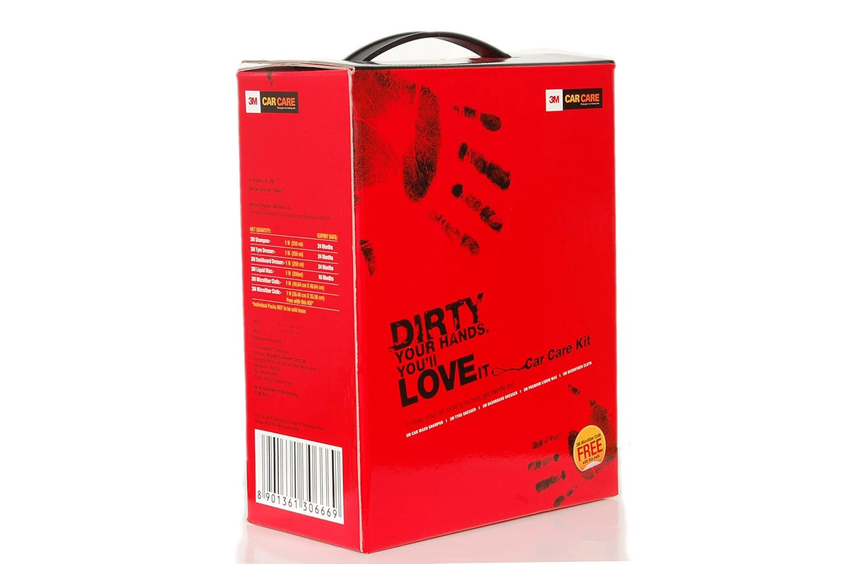 3M Small Car Care Kit, essential cleaning and shine pack