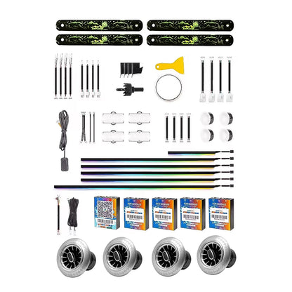 Cardi K4 26-piece ambient light kit for Mahindra Thar Roxx (2024 onwards)
