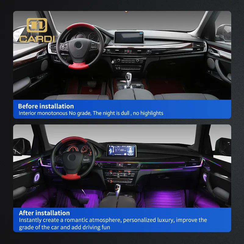 Cardi K4 26-piece ambient light kit for Mahindra Thar Roxx (2024 onwards)