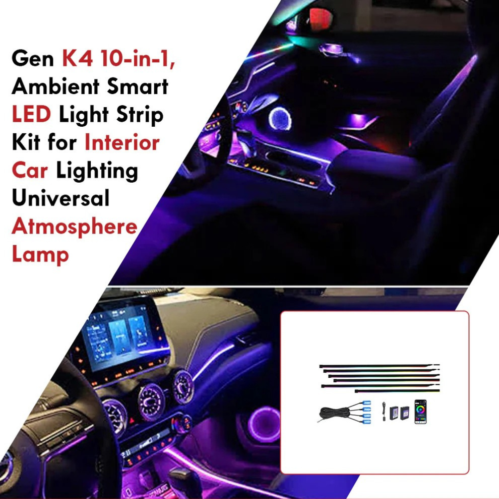 Cardi K4 26-piece ambient light kit for Mahindra Thar Roxx (2024 onwards)