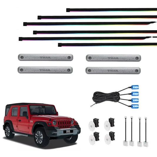 Cardi K4 26-piece ambient light kit for Mahindra Thar Roxx (2024 onwards)