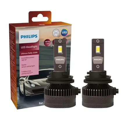 Philips U359N LED headlight bulb, 180W xenon white