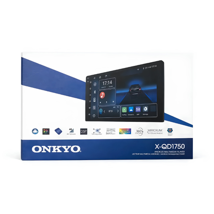 Onkyo X-QD1750 Android car stereo with 2K QLED display