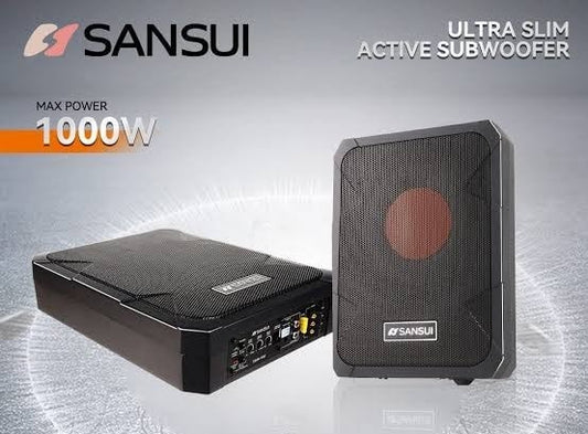 Sansui EGON-1000 10 inch active underseat car subwoofer