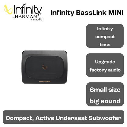 Infinity BassLink Mini active underseat car subwoofer