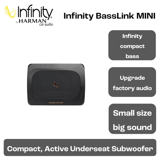 Infinity BassLink Mini active underseat car subwoofer