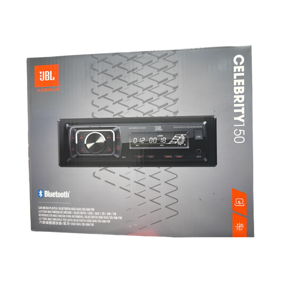 JBL Celebrity 150 single DIN car stereo with Bluetooth