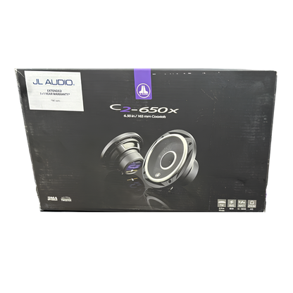 JL Audio C2-650X 6.5 inch 2-way coaxial car speaker