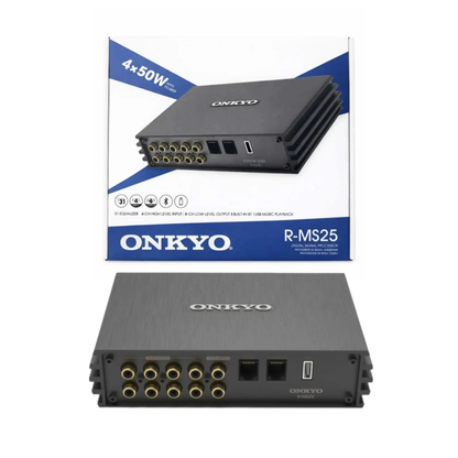 Onkyo R-MS25 DSP car amplifier with Bluetooth