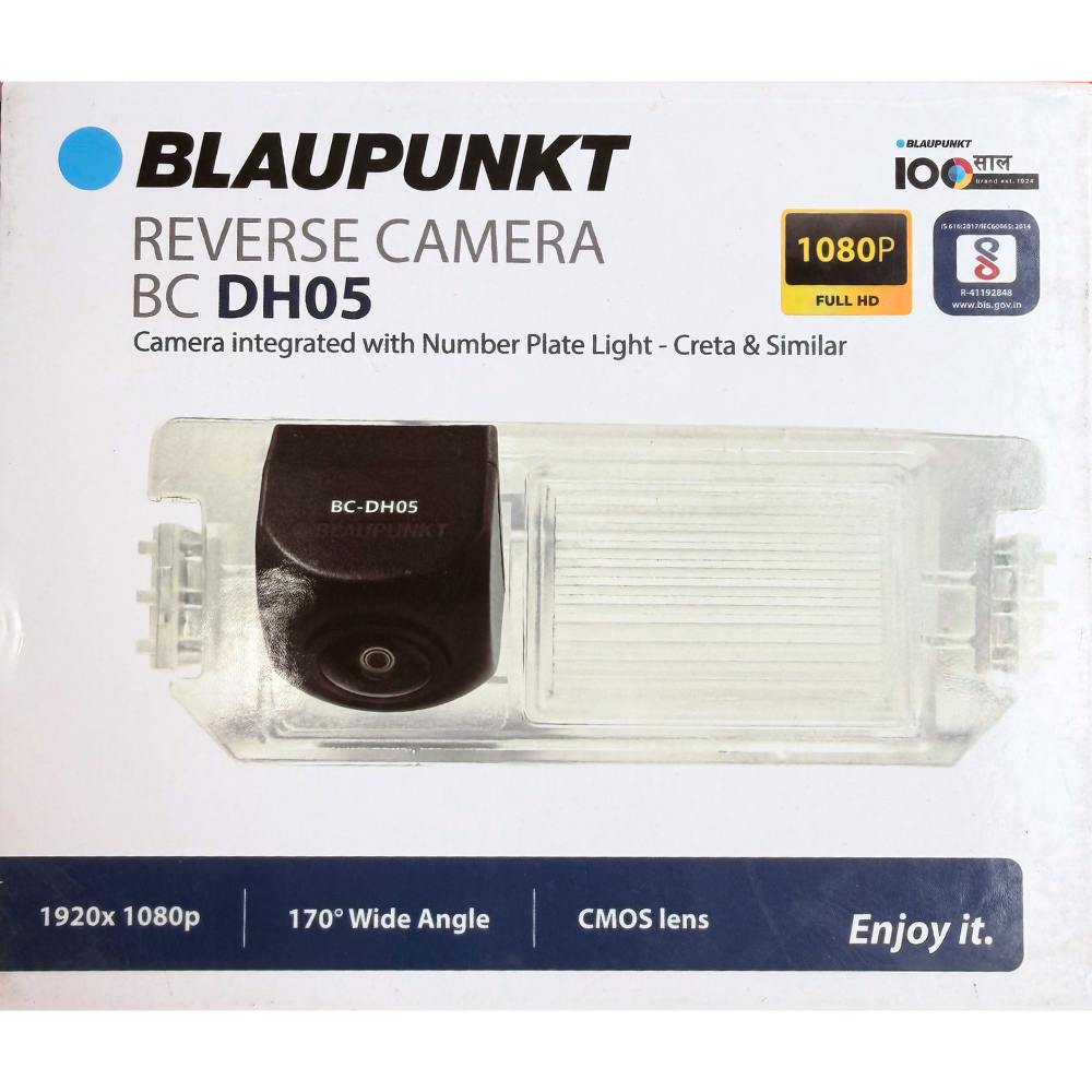 Blaupunkt BC DH05 number plate light reverse camera for Hyundai Creta