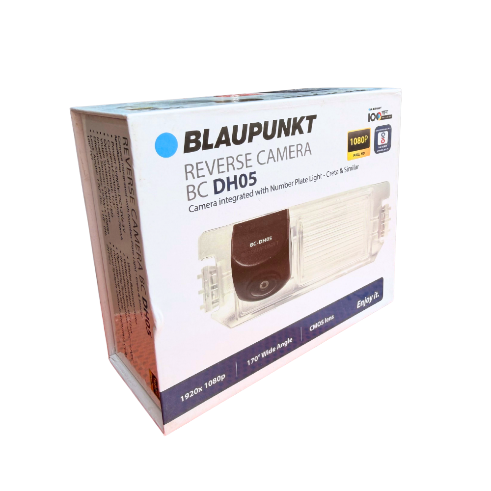 Blaupunkt BC DH05 number plate light reverse camera for Hyundai Creta