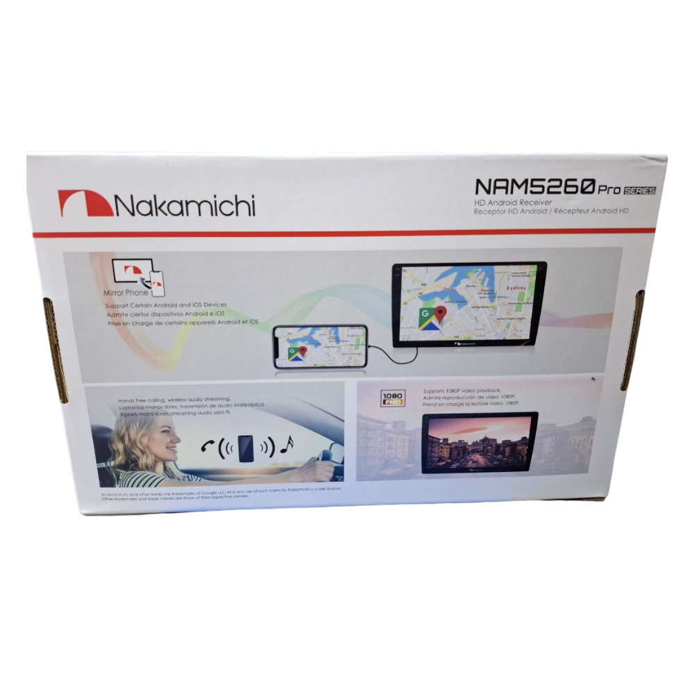 Nakamichi NAM5260 Pro 9 inch Android car head unit