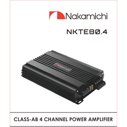 Nakamichi NKTE80.4 4-channel car amplifier