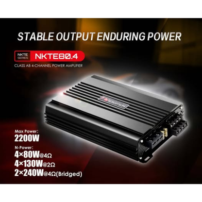Nakamichi NKTE80.4 4-channel car amplifier