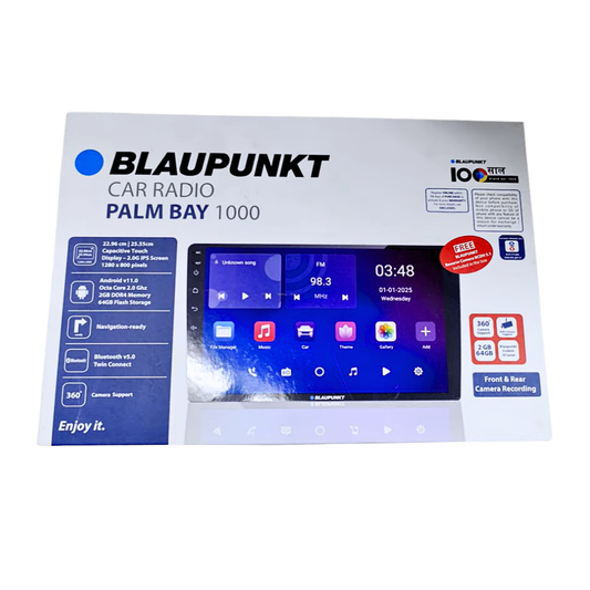 Blaupunkt Palm Bay 1000 Android car stereo, 2GB RAM 64GB storage