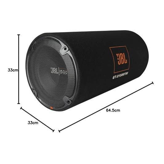 JBL GT-X1500THI 12 inch wired bass tube subwoofer