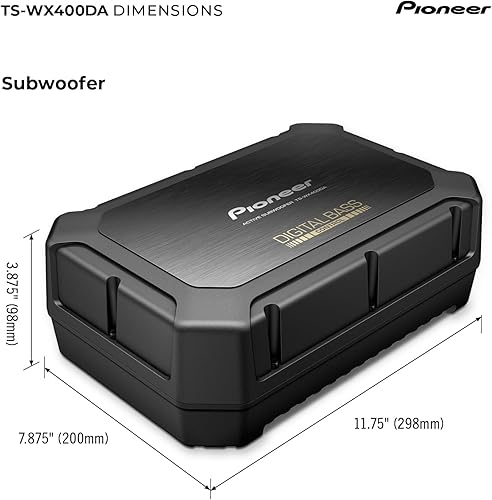 Pioneer TS-WX400DA compact active car subwoofer