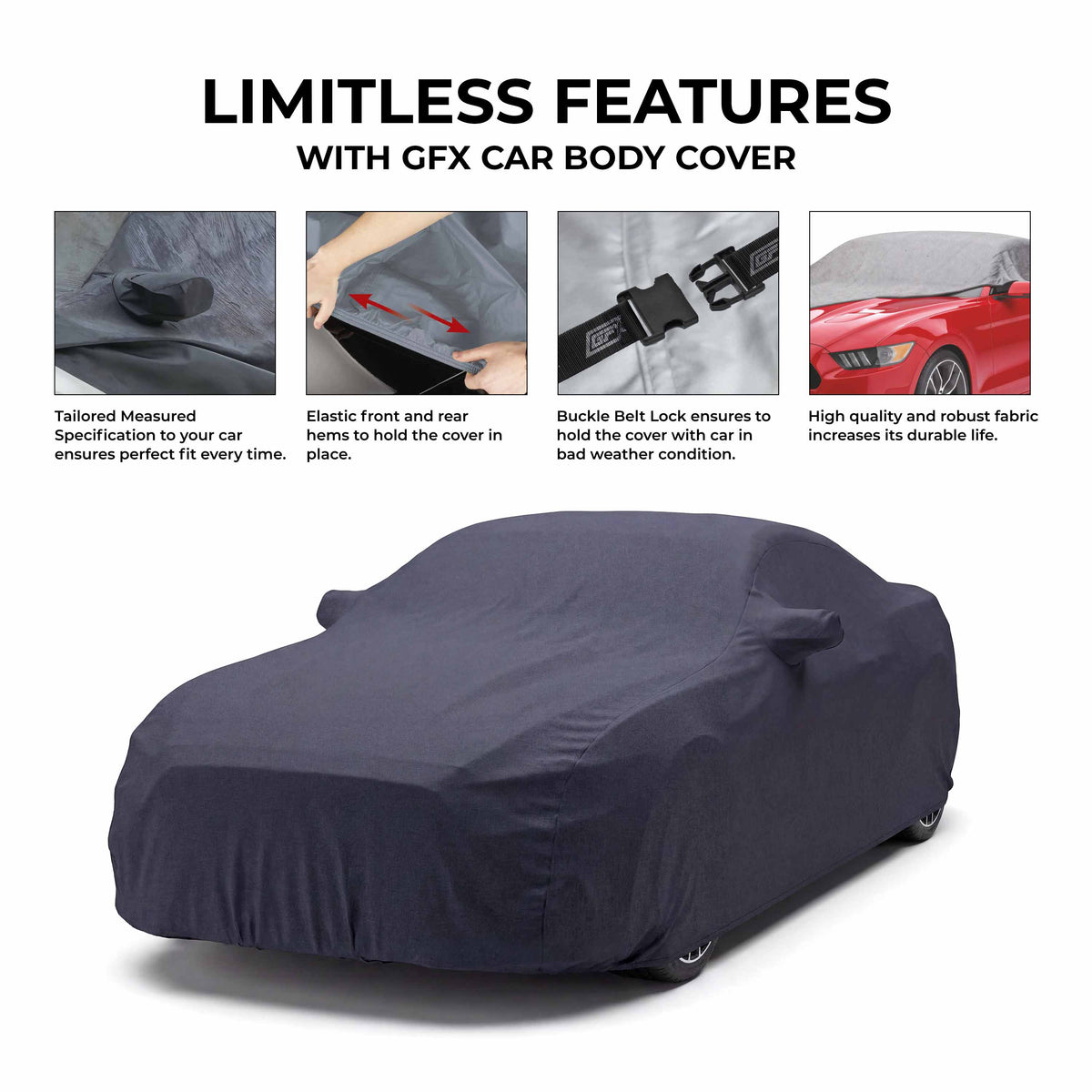 GFX waterproof car body cover for Honda Elevate