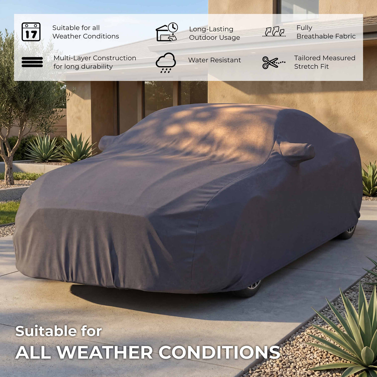 GFX waterproof car body cover for Mahindra Thar (2020 Onwards)