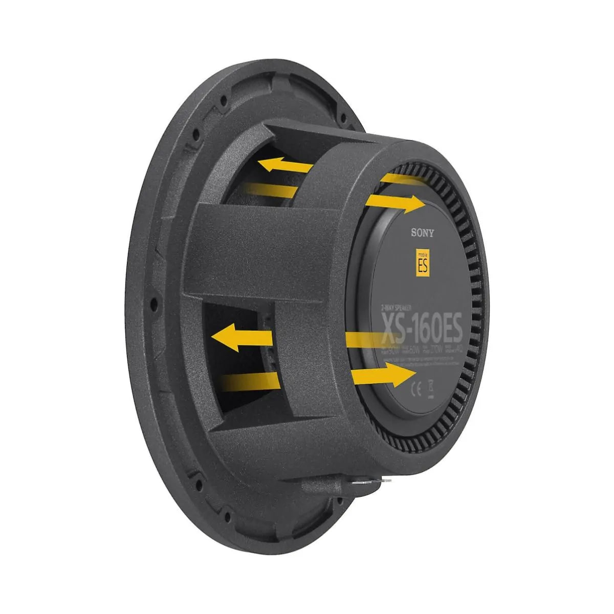 Sony XS-160ES 6.5 inch 2-way coaxial car speaker