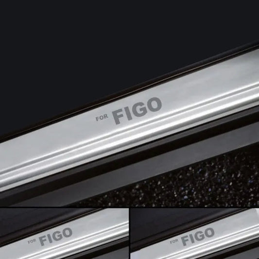 Galio stainless steel door sill guard for Ford Figo (2015 Onwards), set of 4