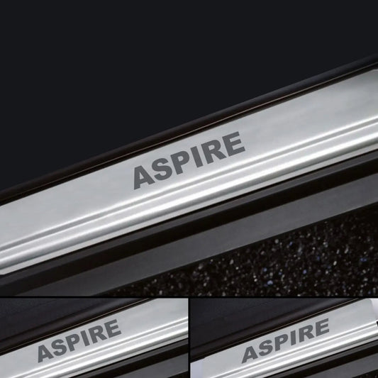Galio stainless steel door sill guard for Ford Aspire (2015 Onwards), set of 4
