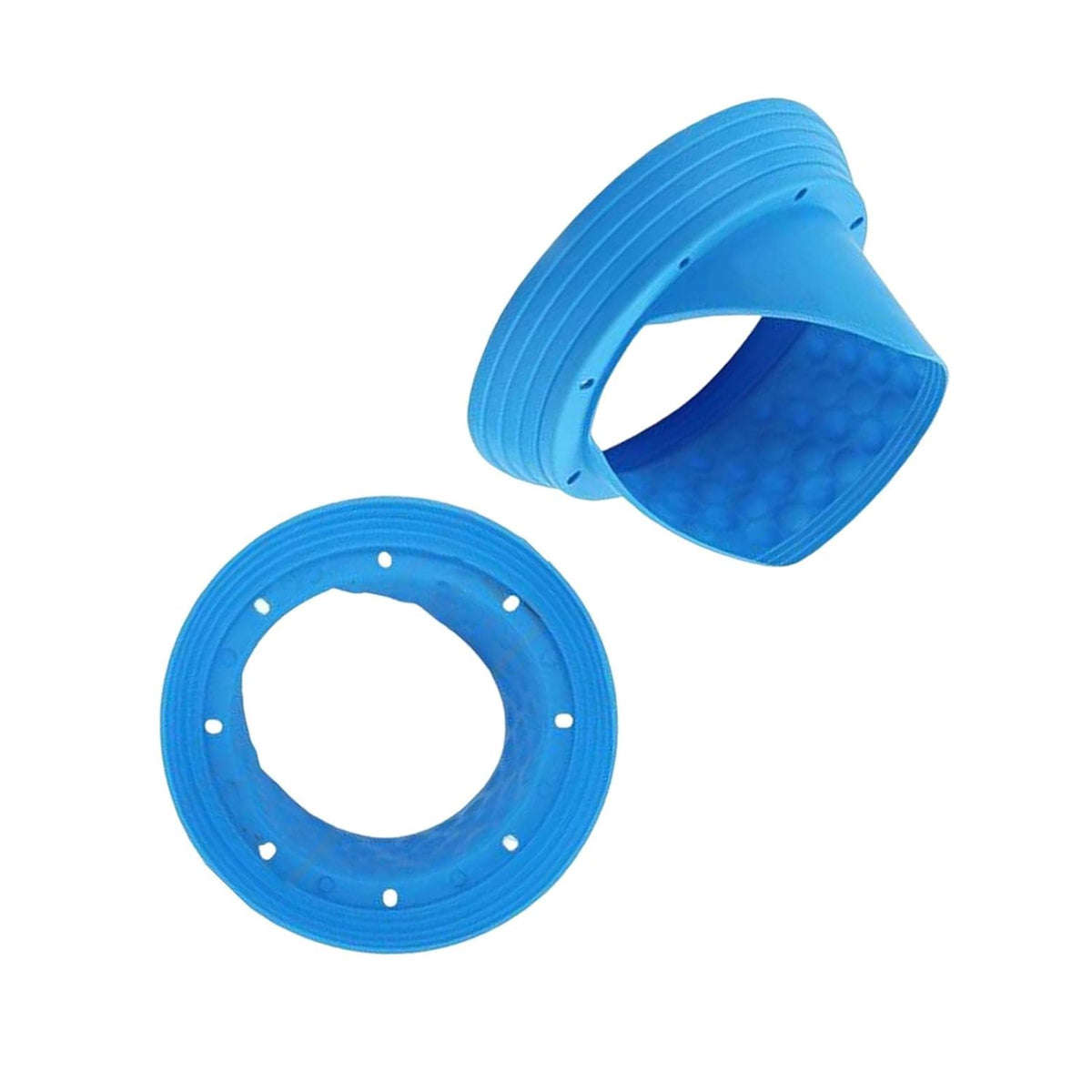 CarDost silicone rainguard speaker ring adapter, 6-6.5 inch, set of 2