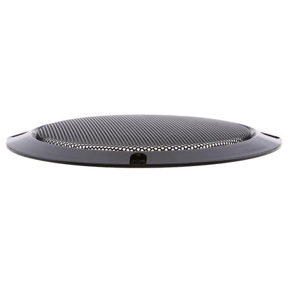 6.5 inch black speaker grill cover with mounting case, pair