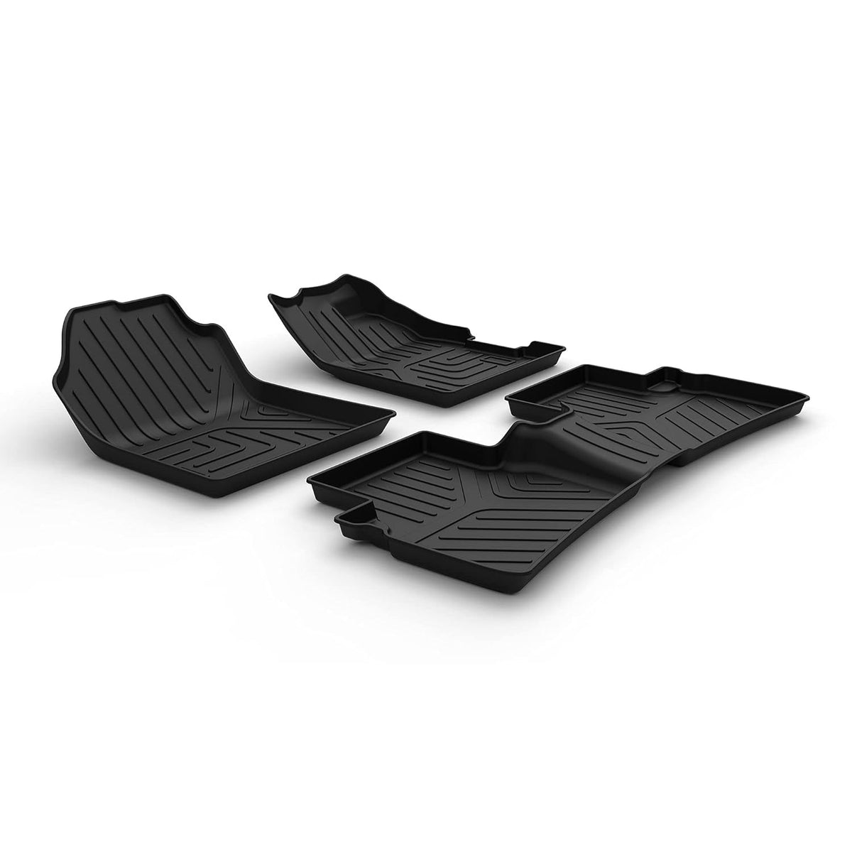 GFX black car floor mats for Automatic/Manual Honda Amaze (2018 Onwards)