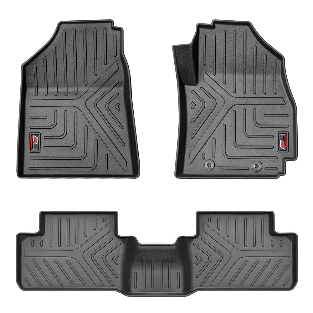 GFX black car floor mats for KIA Seltos (2019-2023)
