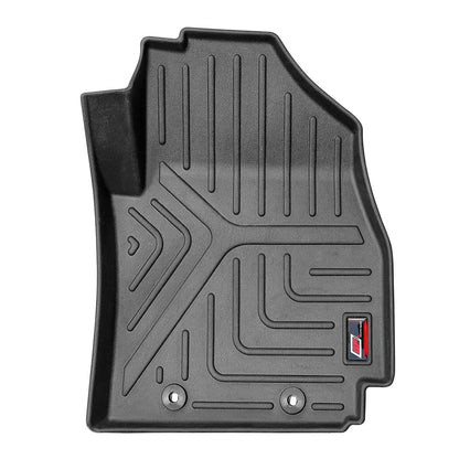 GFX black car floor mats for KIA Seltos (2019-2023)