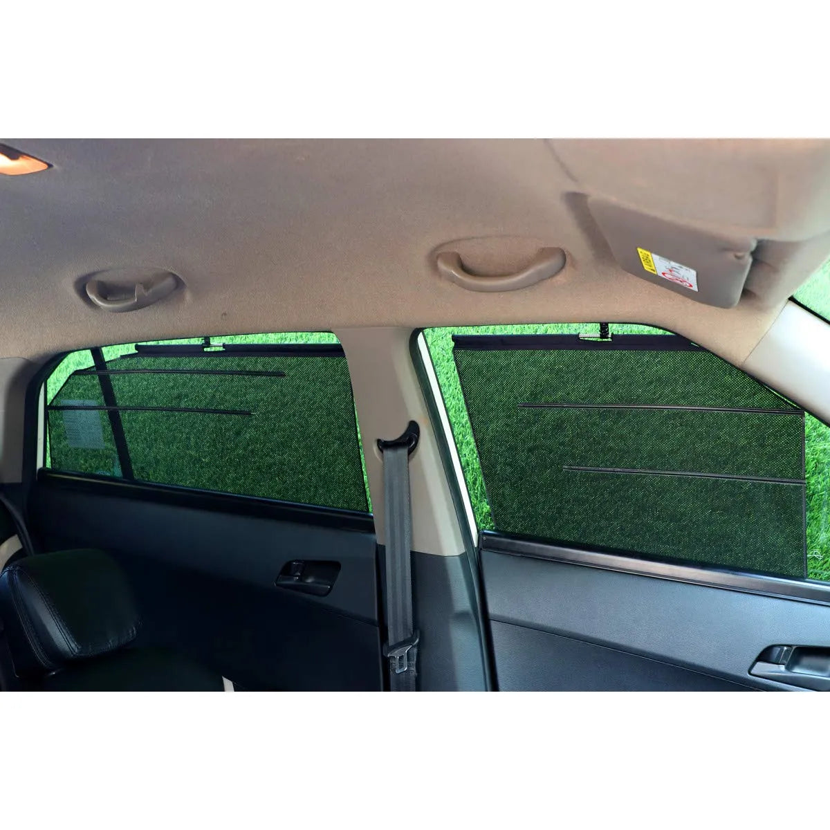 Swastik automatic window sunshade curtain set for MG Hector Plus (2020 Onwards)
