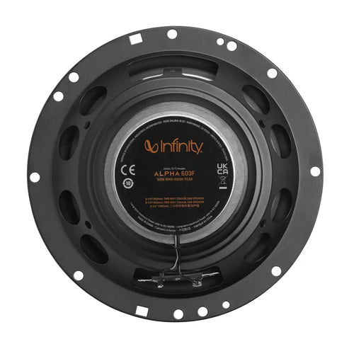 Infinity Alpha 603F 6.5 inch coaxial car speaker