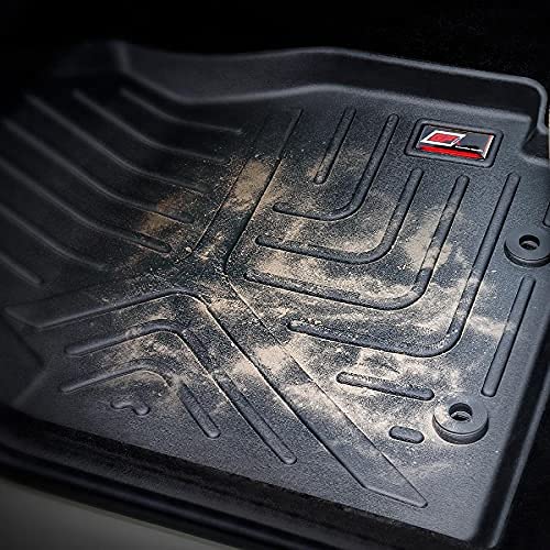 GFX waterproof anti-slip car floor mats for Renault Kiger (2021 Onwards Manual), black