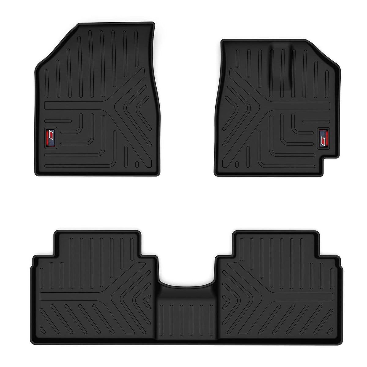 GFX waterproof anti-slip car floor mats for Renault Kiger (2021 Onwards Manual), black