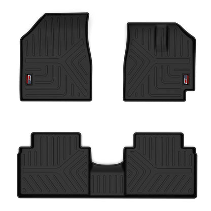GFX waterproof anti-slip car floor mats for Renault Kiger (2021 Onwards Manual), black