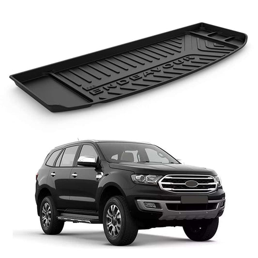 GFX premium trunk boot mat (dicky mat) for Ford Endeavour (2019-2021), black